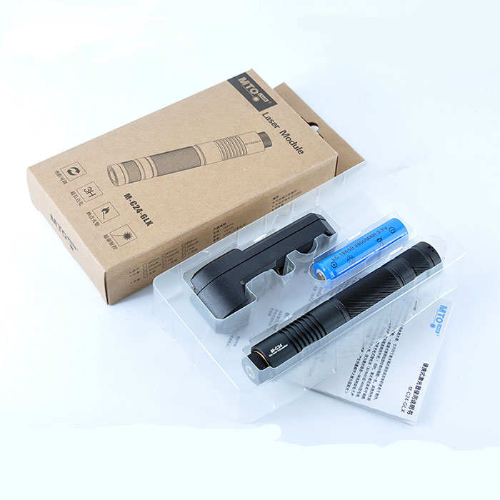 Move Operation Without External Power Supply 450nm 1W 1.6W Focus Adjustable Blue Laser Module Dot